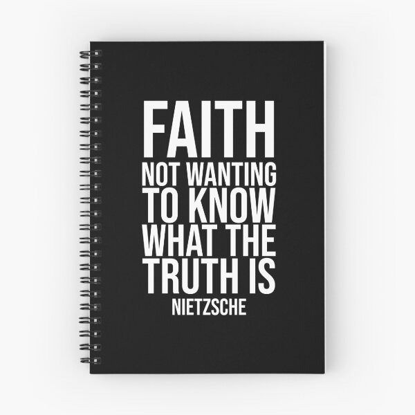 Item preview, Faith - Nietzsche Quote designed and sold by Philippe Derungs.