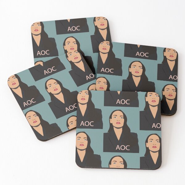 Item preview, AOC poster, AOC sticker, Alexandria Ocasio-Cortez print Democratic Socialism feminist wall art designed and sold by GalleryArtField.
