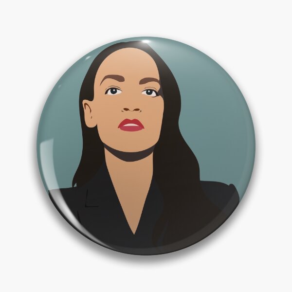 Item preview, AOC poster, AOC sticker, Alexandria Ocasio-Cortez print Democratic Socialism feminist wall art designed and sold by GalleryArtField.