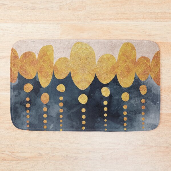 Item preview, Geometric abstract design with gold circle. Modern backgrounds  designed and sold by darkmoonlight-.