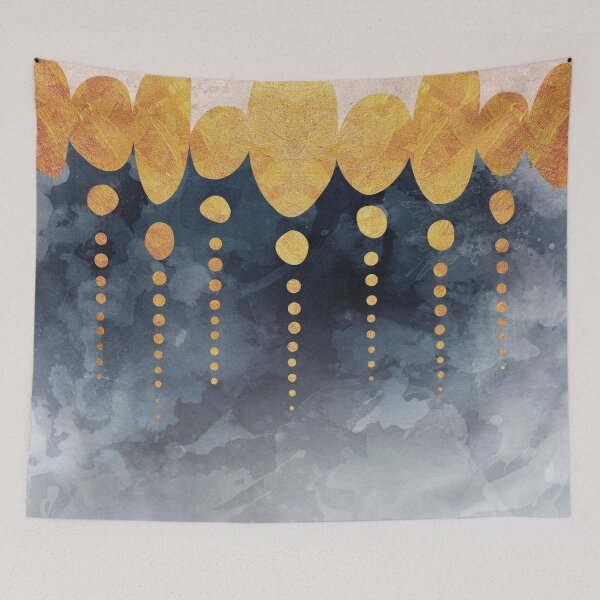 Item preview, Geometric abstract design with gold circle. Modern backgrounds  designed and sold by darkmoonlight-.