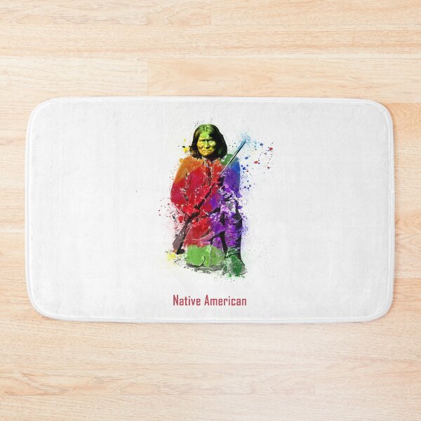 Artikelvorschau, Indianer amerikanischer Abstammung amerikanischer Herkunft Wand-Kunst-Dekor-Farben-Poster buntes Geschenk entworfen und verkauft von Rockwpapart.