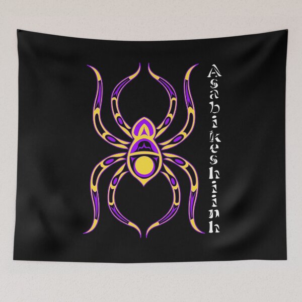 Item preview, Asabikeshiinh (spider) Intersex Pride designed and sold by KendraHowland.