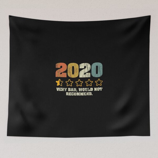 Aperçu de l'œuvre 2020 Very Bad ne recommanderait pas - T-shirt à manches longues vintage 1 étoile créée et vendue par wymanlynna.