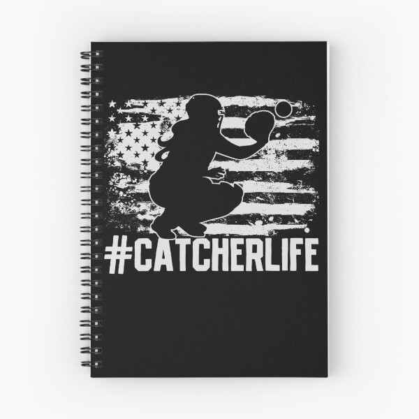 Item preview, Catcher American Flag Softball Player Vintage designed and sold by CreativeGiftShp.