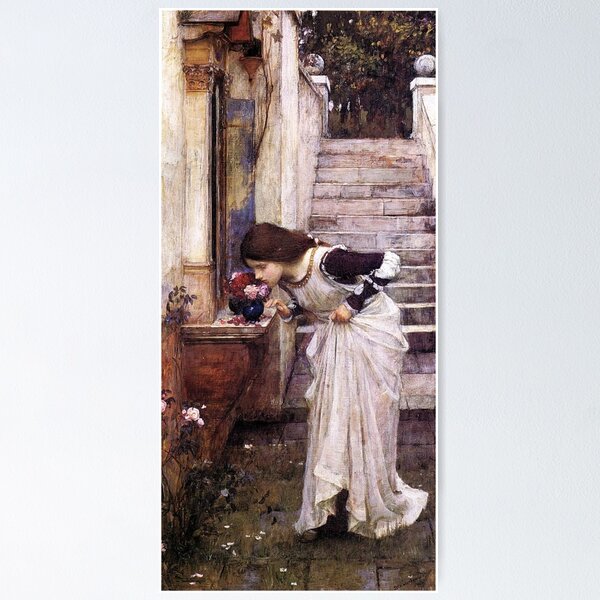 Item preview, The Shrine Painting By John William Waterhouse designed and sold by JDesigningMO.