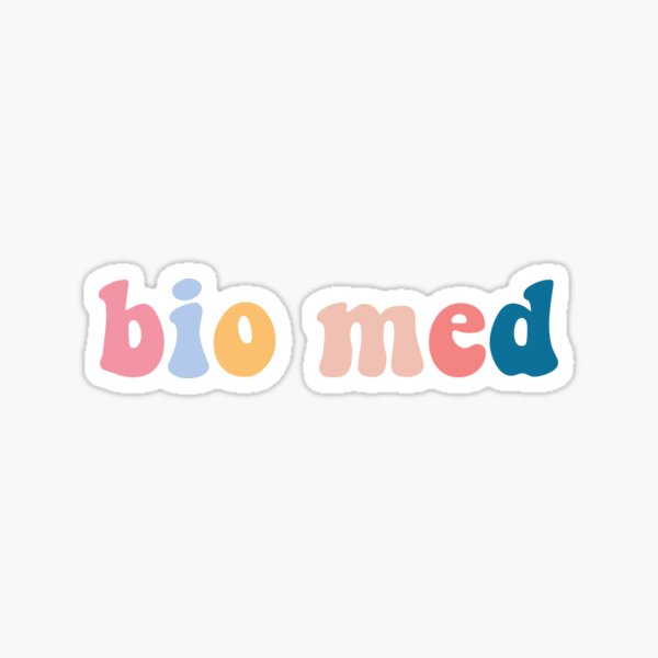 Artikel-Vorschau von bio med Biomedical engineering typography, designt und verkauft von flatbrownbread.