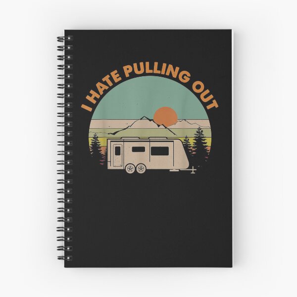 Item preview, Retro Vintage Mountains Rv Camping I Hate Pulling Out Funny designed and sold by maizreo.