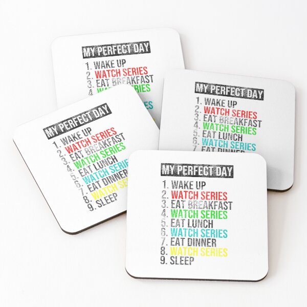 Item preview, My Perfect Day Binge Watcher Funny Cool Gift designed and sold by BetterLeo.