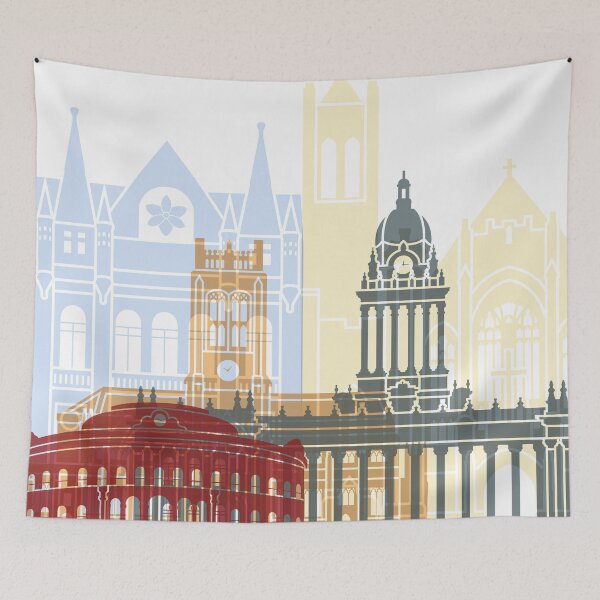 Item preview, Leeds skyline poster designed and sold by paulrommer.