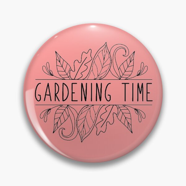 Item preview, Gardening Time Slogan Floral Art designed and sold by TASORA.