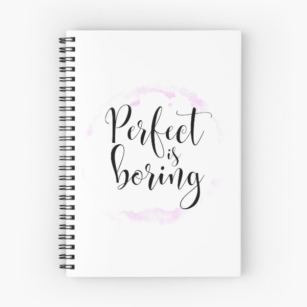 Item preview, Perfect is boring  -   Inspirațional Quotes designed and sold by Girlbossvibes.