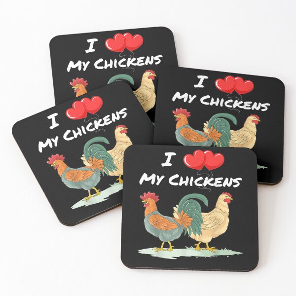 Item preview, I Heart My Chickens Chicken Farmers Quote designed and sold by maizreo.