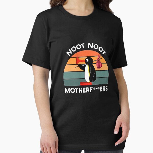 Vista previa del artículo con la obra «Camiseta clásica Noot Noot Pingu Shirt Noot Meme Gift, Pingu Noot Noot Motherf», diseñado y vendido por RichardFletche.