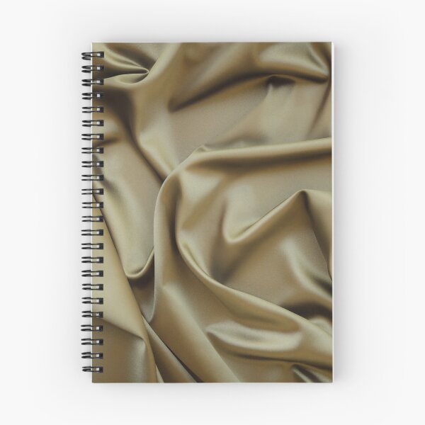 Item preview, Delicate gold silk waved fabric designed and sold by Lukasz Szczepanski.