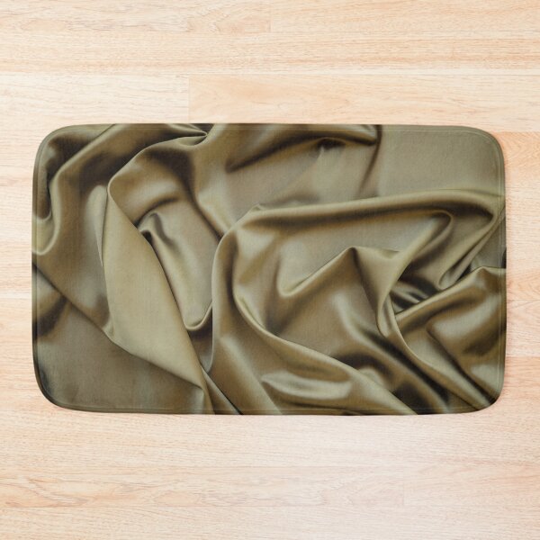 Item preview, Delicate gold silk waved fabric designed and sold by Lukasz Szczepanski.