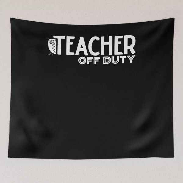 Item preview, Teacher Off Duty With Owl Funny designed and sold by anniet33.