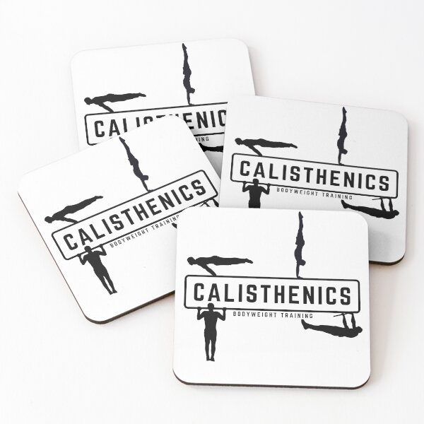 Item preview, Calisthenics & Bodyweight training white design designed and sold by Atleta-Cali.