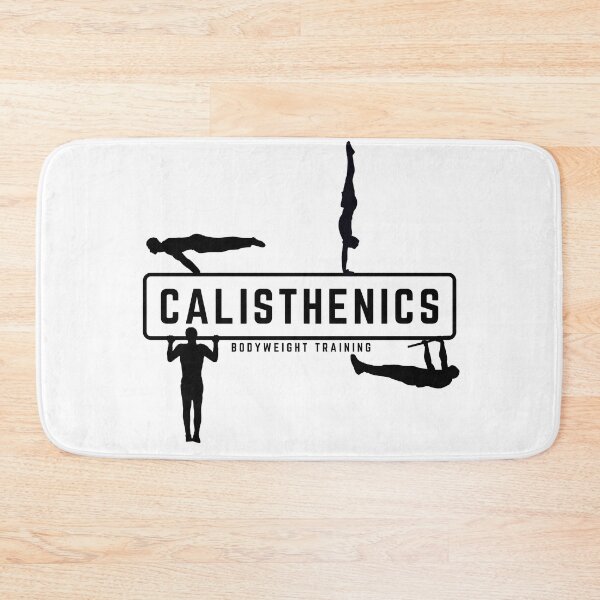 Item preview, Calisthenics & Bodyweight training white design designed and sold by Atleta-Cali.