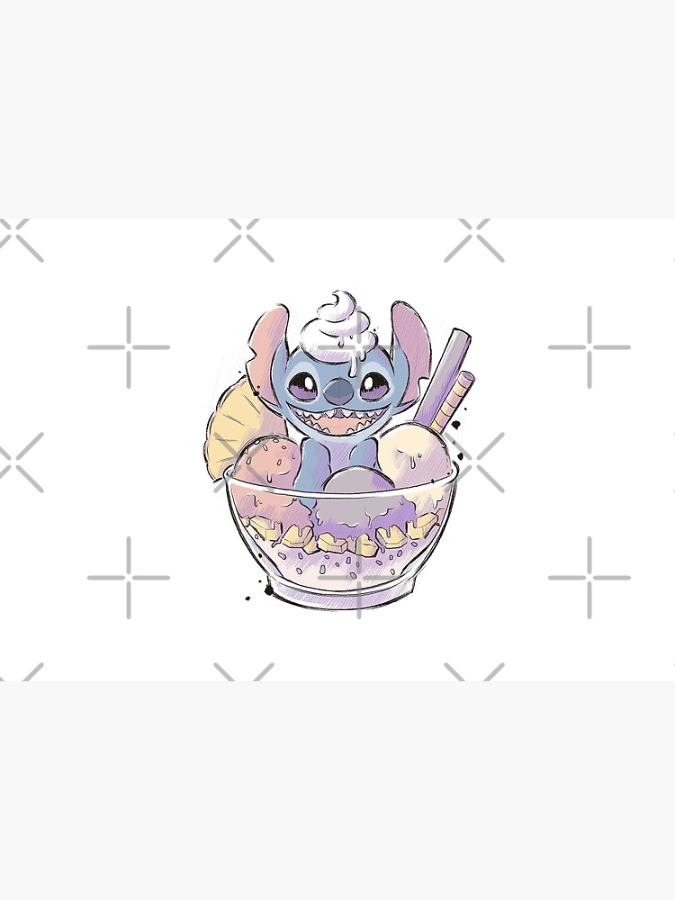 Stitch Ice Cream Poster for Sale by xMorfina