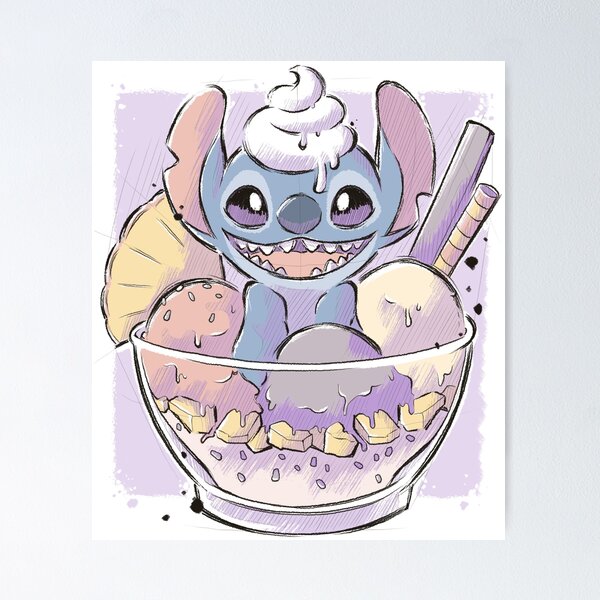 Ice Cream Stitch Lilo & Stitch Pin | Redbubble