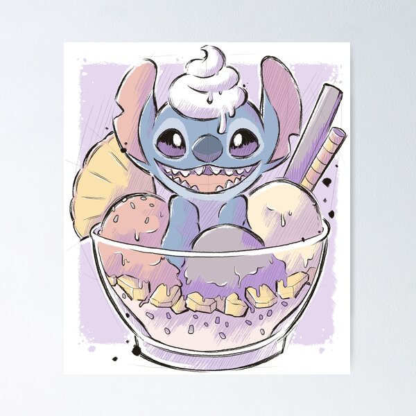 CUTE STITCH KAWAII STYLE | Poster