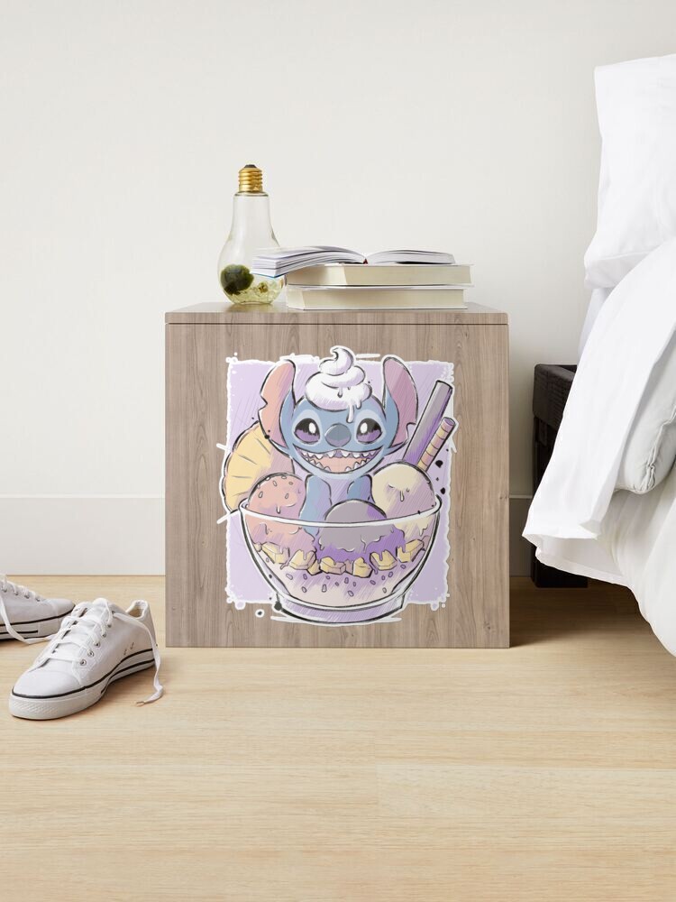 Stitch Ice Cream Sticker for Sale by xMorfina