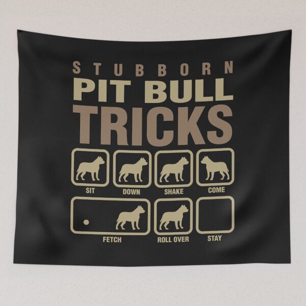 Item preview, Stubborn Pit Bull Tricks Dog Lover designed and sold by sara4ly.