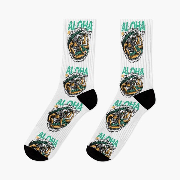 Artikelvorschau, Aloha Zeus Surfen entworfen und verkauft von Peekonet.