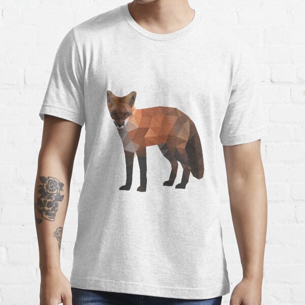Low Poly Fox, Natural Colors Essential T-Shirt