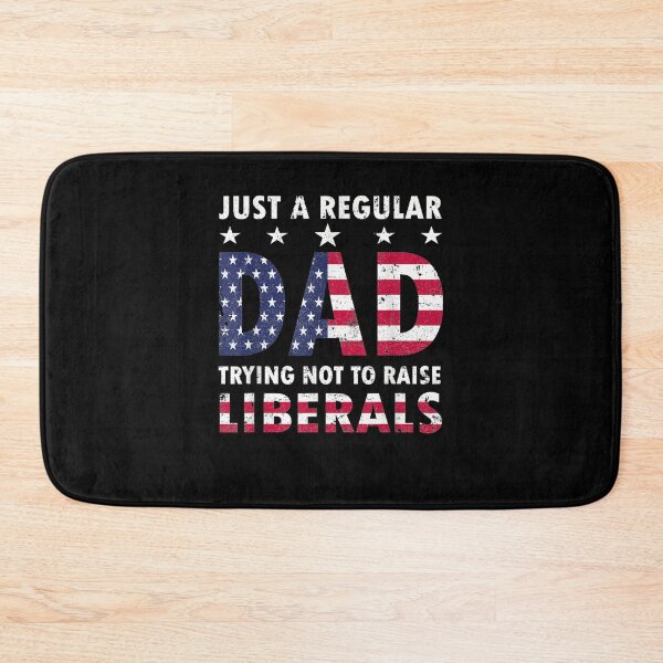 Item preview, Just A Regular Dad Trying Not To Raise Liberal Usa Flag designed and sold by maizreo.