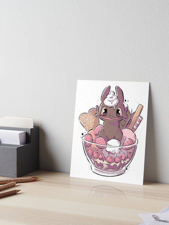 Stitch Ice Cream Poster for Sale by xMorfina