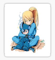 Megaman & Samus Sticker