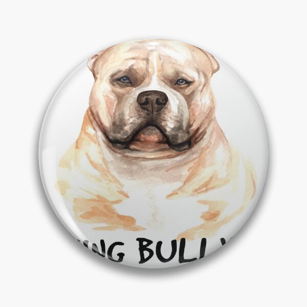 Item preview, American Bully Dog Watercolor Printing designed and sold by Peekonet.