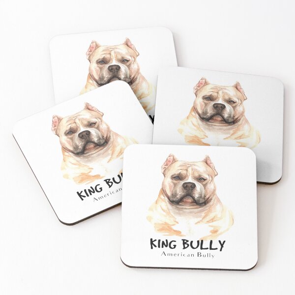 Item preview, American Bully Dog Watercolor Printing designed and sold by Peekonet.