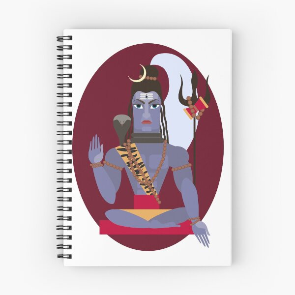 Item preview, illustration of Hindu deity lord Shiva designed and sold by Olga Berlet.