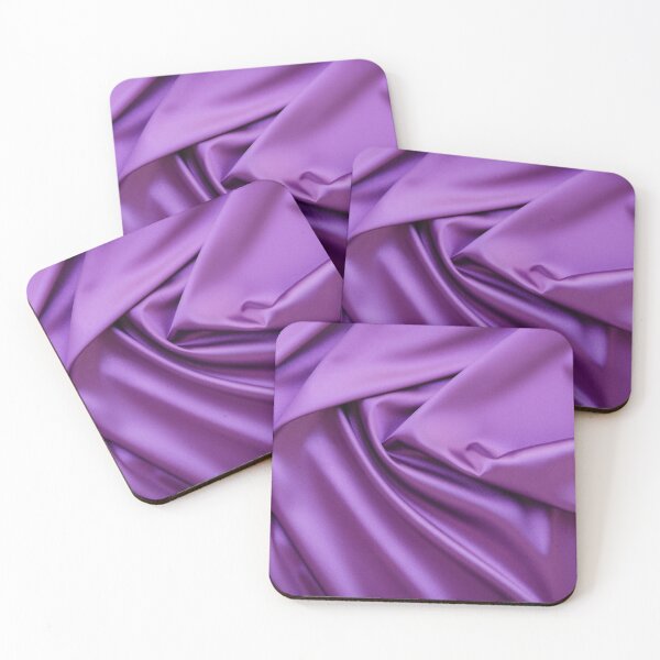 Item preview, Delicate purple silk waved fabric designed and sold by Lukasz Szczepanski.