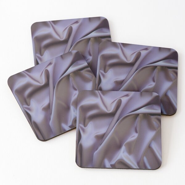 Item preview, Delicate violet silk waved fabric designed and sold by Lukasz Szczepanski.