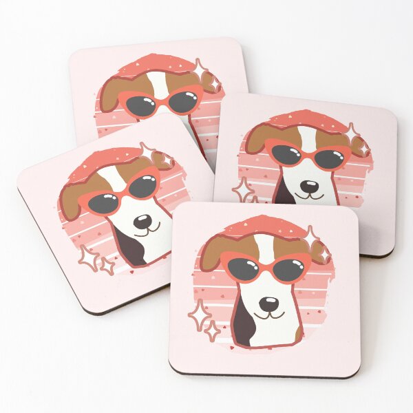 Item preview, Cute Dog Wearing Sunglasses designed and sold by sunnyxvibesss.