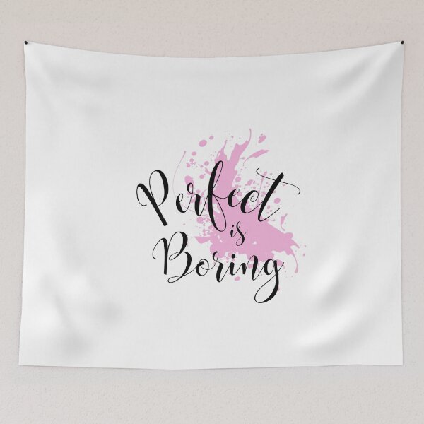 Item preview, Perfect is boring -   Inspirațional Quotes designed and sold by Girlbossvibes.