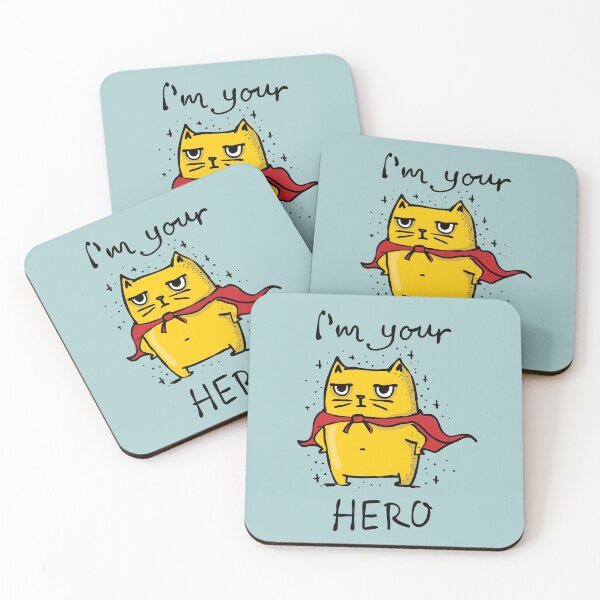 Item preview, I'm Your Hero - Super Cat, Cat Lovers designed and sold by Teetrace.