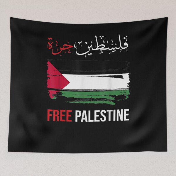 Item preview, Free Gaza Free Palestine Flag Arabic designed and sold by anniet33.