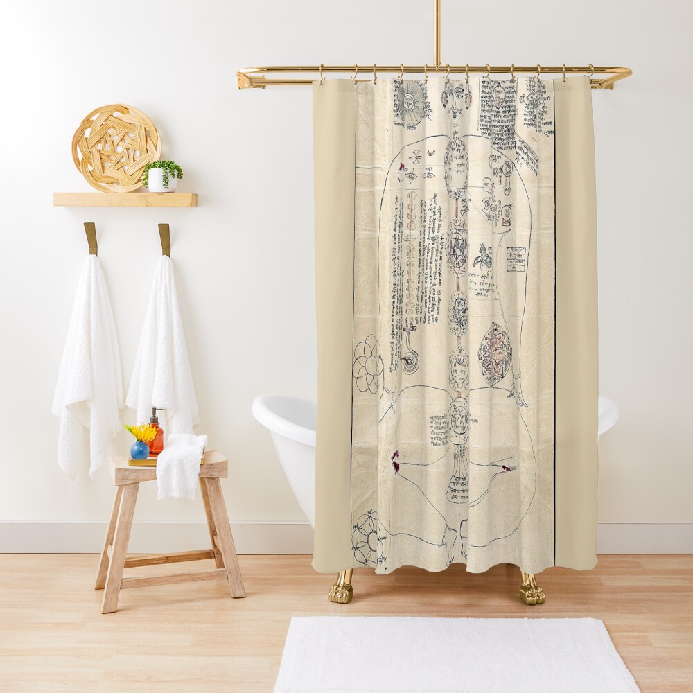 Item preview, Shower Curtain designed and sold by Mantra-tshirt.