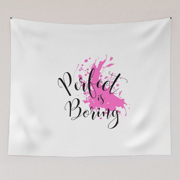 Item preview, Perfect is boring -   Inspirațional Quotes designed and sold by Girlbossvibes.