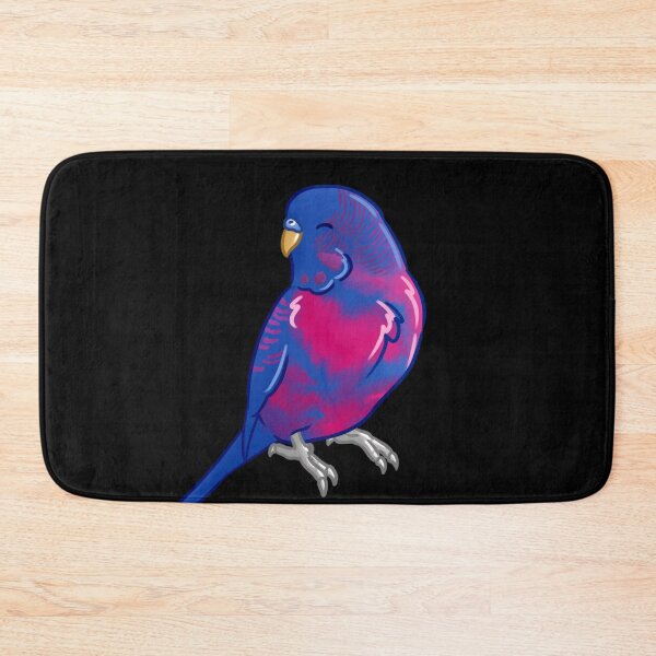 Item preview, Bisexual Pride Budgie designed and sold by AdoraBirdArt.