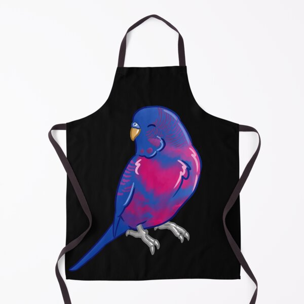 Item preview, Bisexual Pride Budgie designed and sold by AdoraBirdArt.