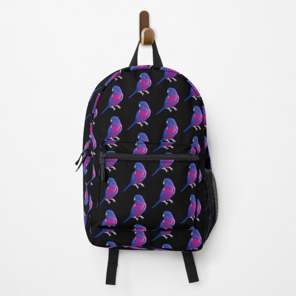 Item preview, Bisexual Pride Budgie designed and sold by AdoraBirdArt.
