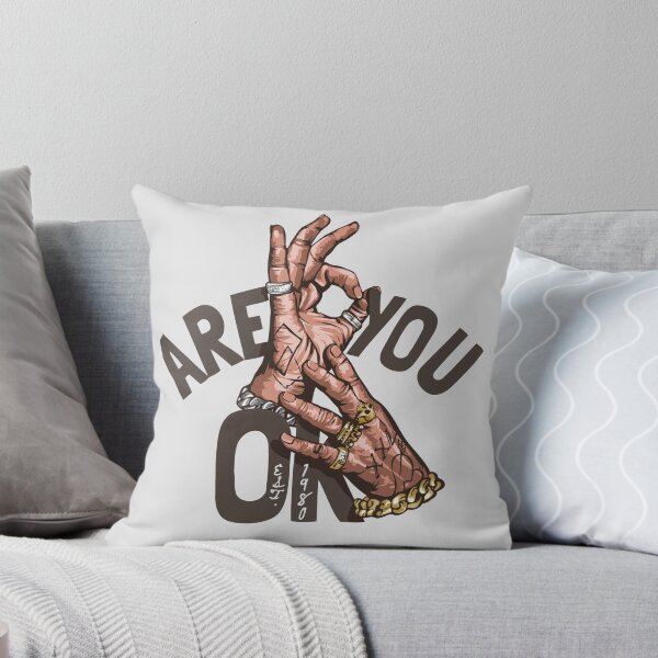 Item preview, Are You OK Alogan with Mans Hand Sign Illustration designed and sold by Peekonet.