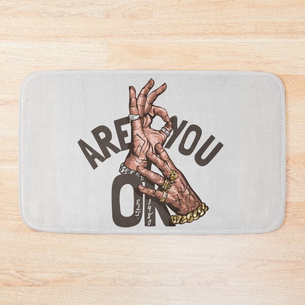 Item preview, Are You OK Alogan with Mans Hand Sign Illustration designed and sold by Peekonet.