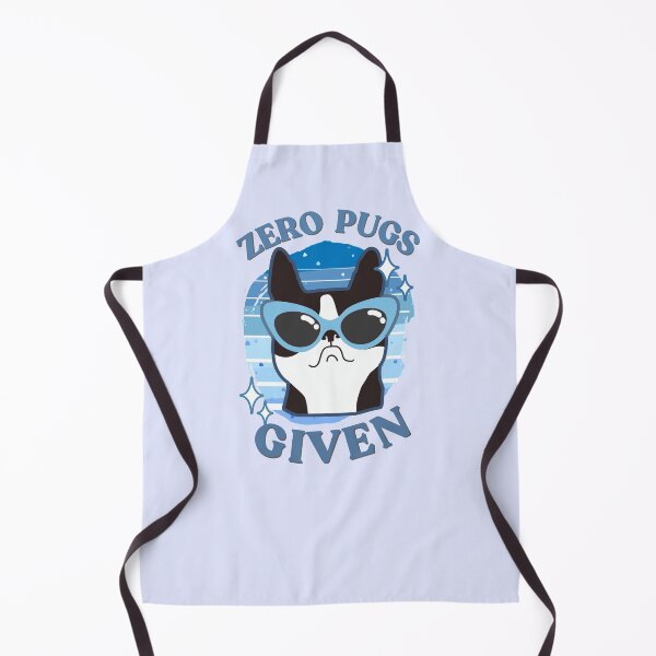 Item preview, ZERO PUGS GIVEN Cute Pug Wearing Sunglasses designed and sold by sunnyxvibesss.